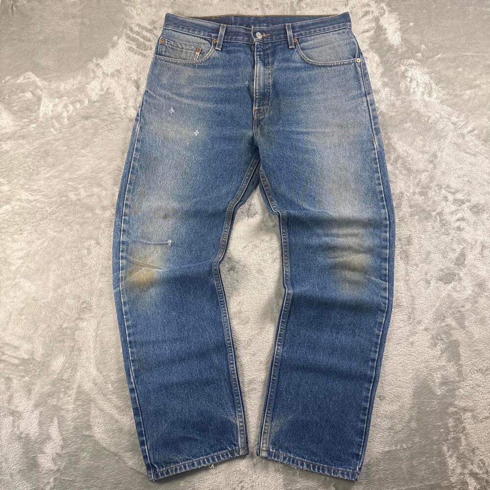 Vintage 1999 Levi’s 505 Jeans Men’s 34x30 Blue Regular Fit Denim 00505-0216